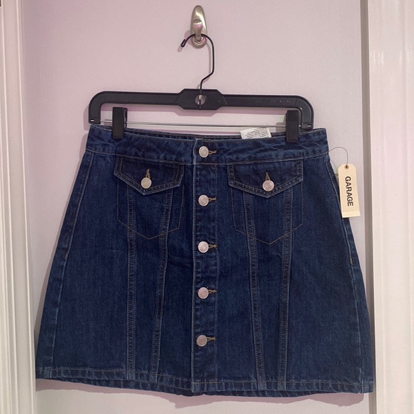 Garage Jean Skirt - Picture 1 of 2